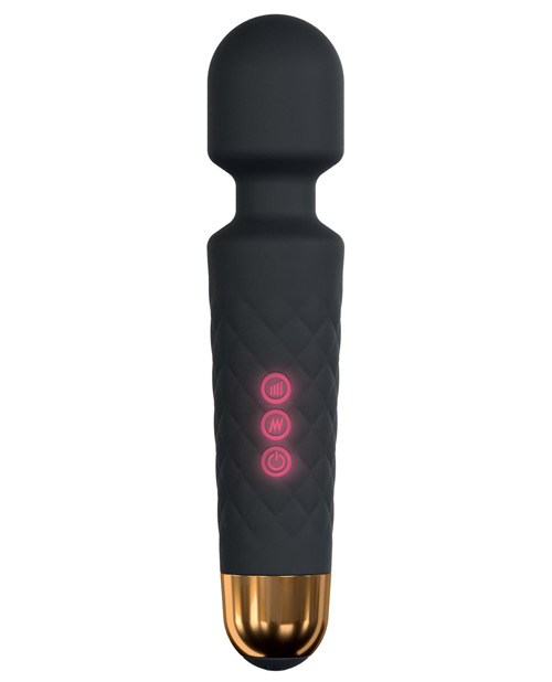 Dorcel Wanderful Wand Vibrator - Black/Gold