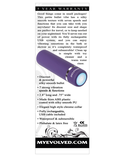 Evolved Purple Passion Vibrator - Purple
