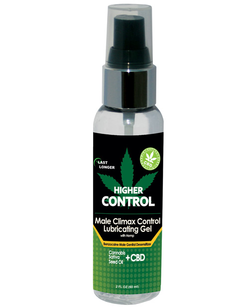 Body Action High Control Climax Control Gel For Men With Hemp Seed Oil - 2 Oz