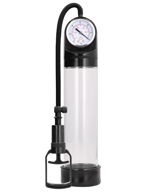 Shots Pumped Comfort Penis Pump With Advanced Psi Gauge - Transparent