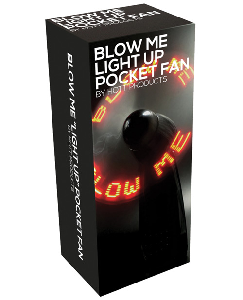 Hott Products Blow Me Fan - Black