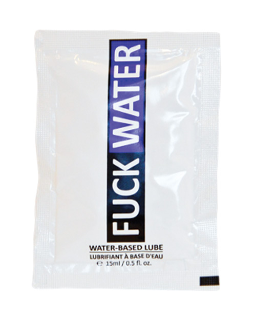 F*ck Water H2O Foil Personal Lubricant - .5 Oz