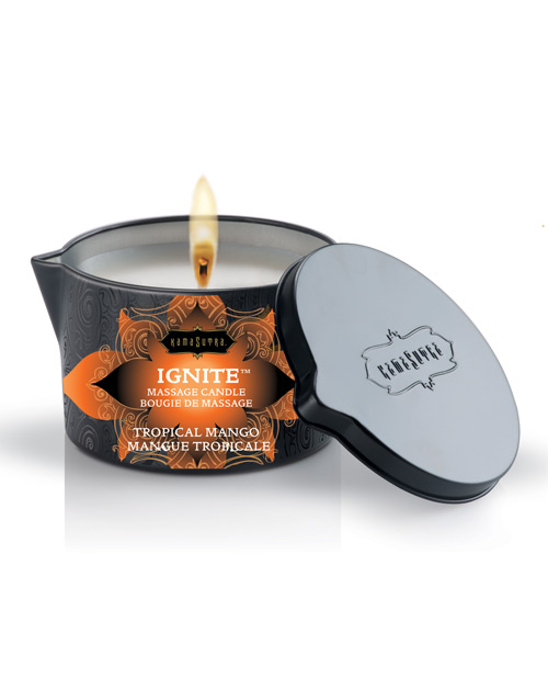 Kama Sutra Ignite Romantic Massage Candle - Tropical Mango