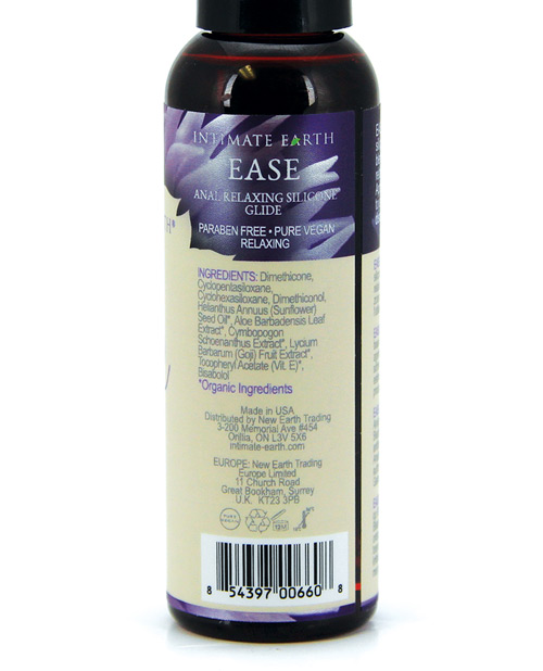 Intimate Earth Soothe Ease Relaxing Bisabolol Anal Silicone Personal Lubricant - 60 Ml - Int052 - 60Ie