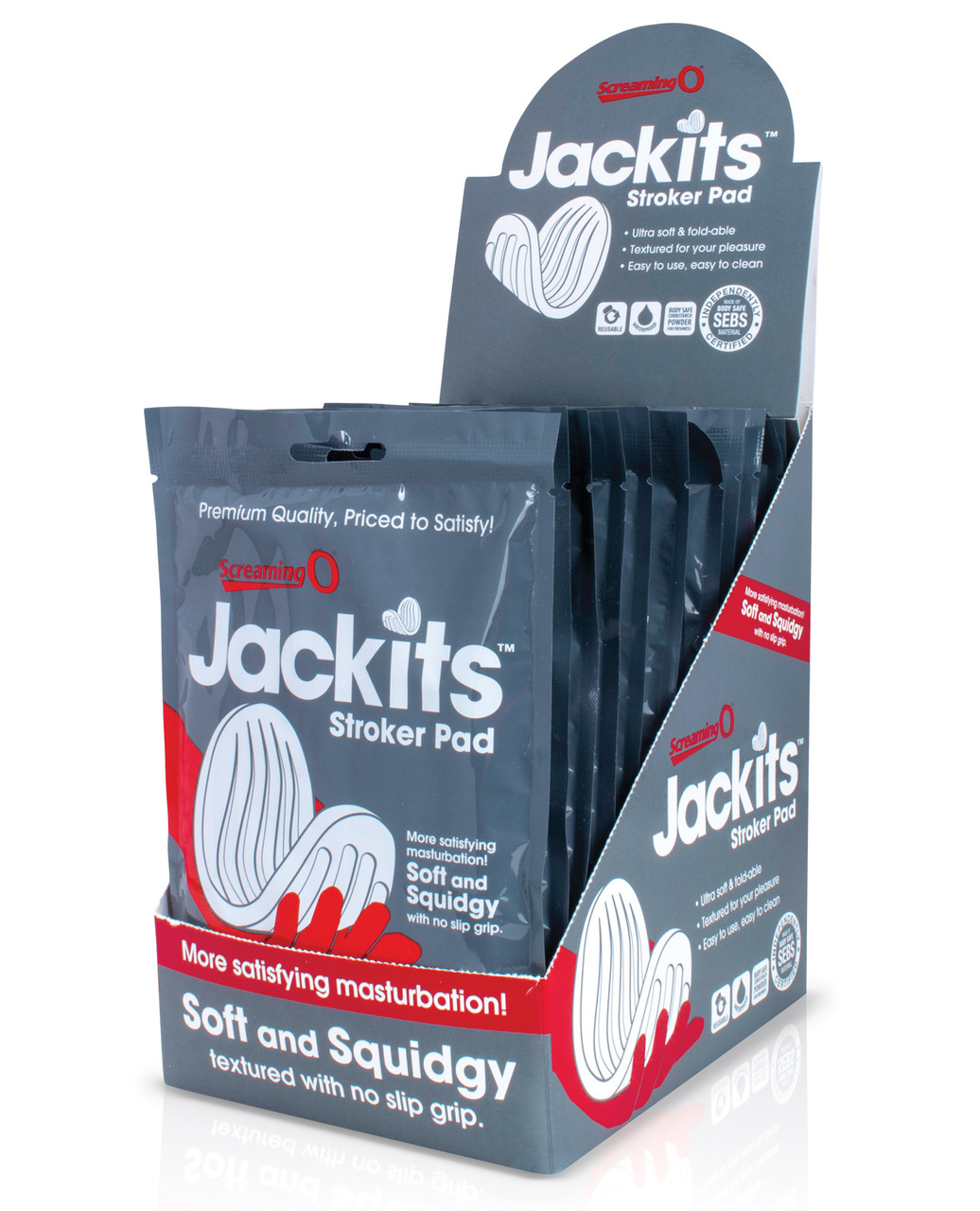 Screaming O Jackits Masturbator Stroker Pad - Clear