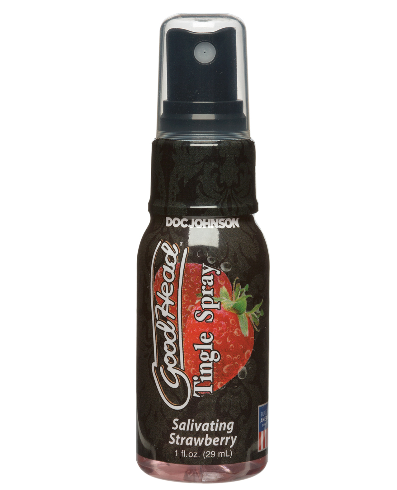 Doc Johnson GoodHead Tingle Oral Sex Spray - Salivating Strawberry