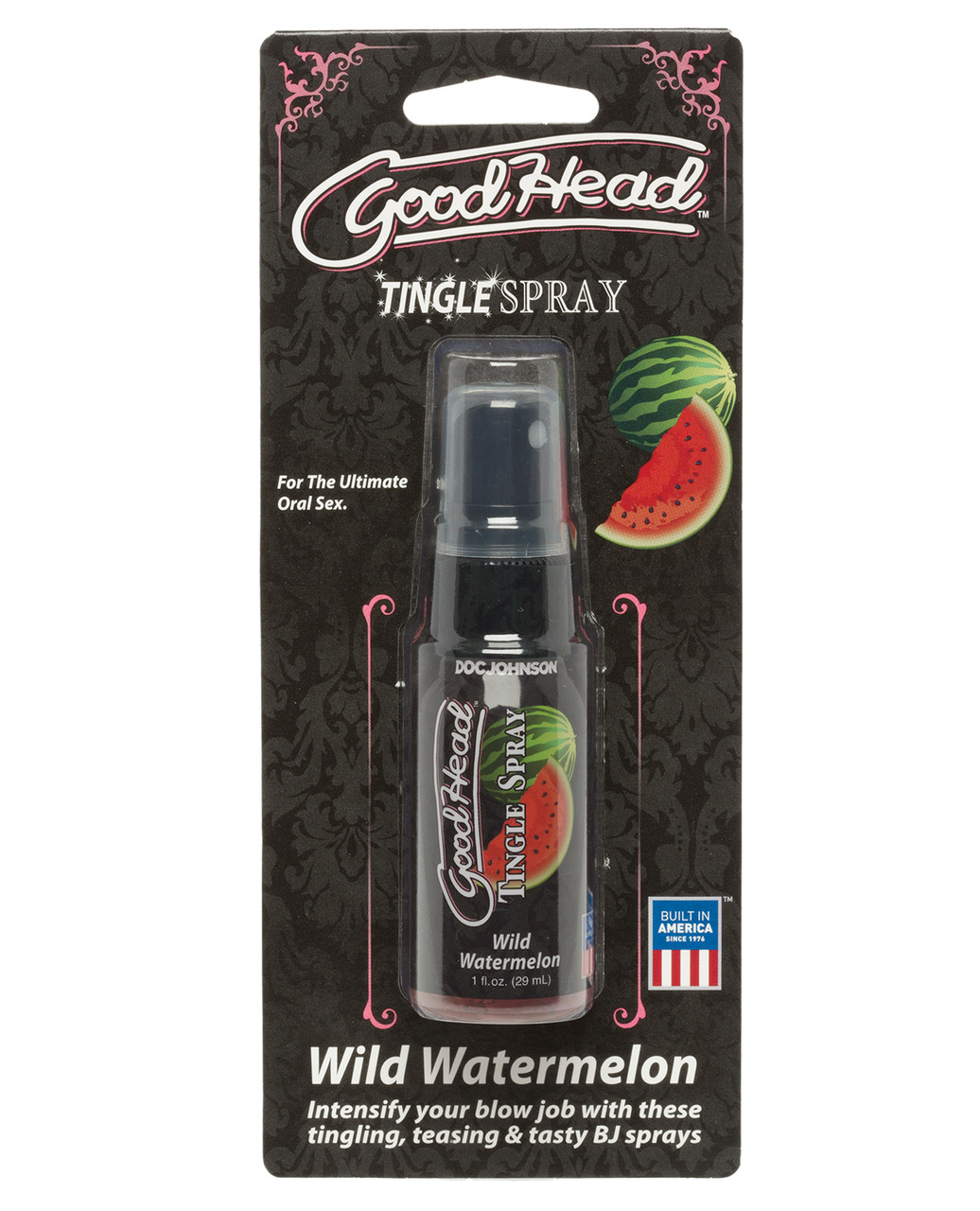 Doc Johnson GoodHead Tingle Oral Sex Spray - Wild Watermelon