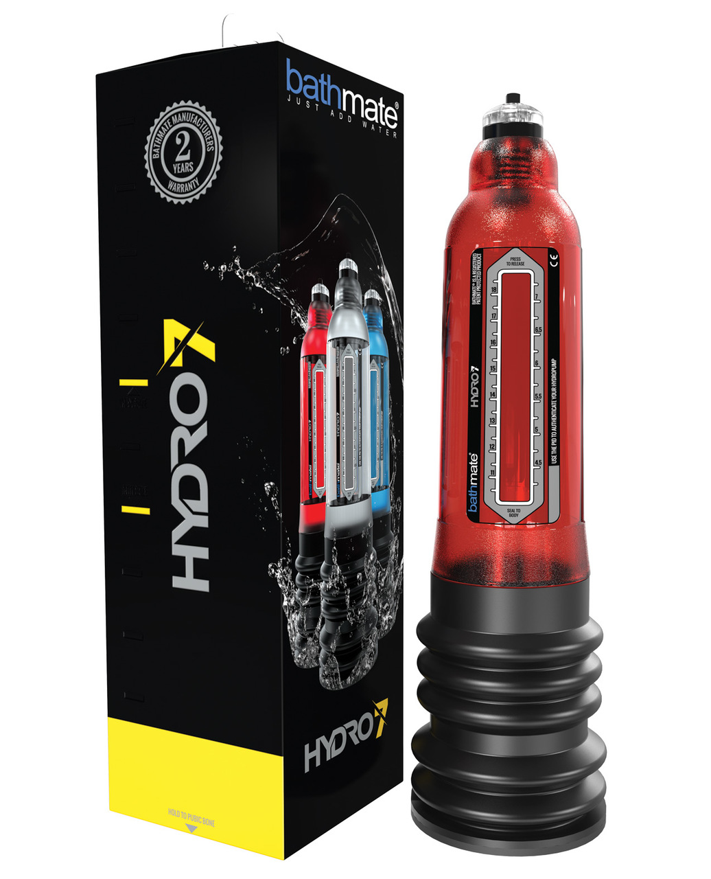 Bathmate Hydro 7 Hydropump Penis Pump - Red