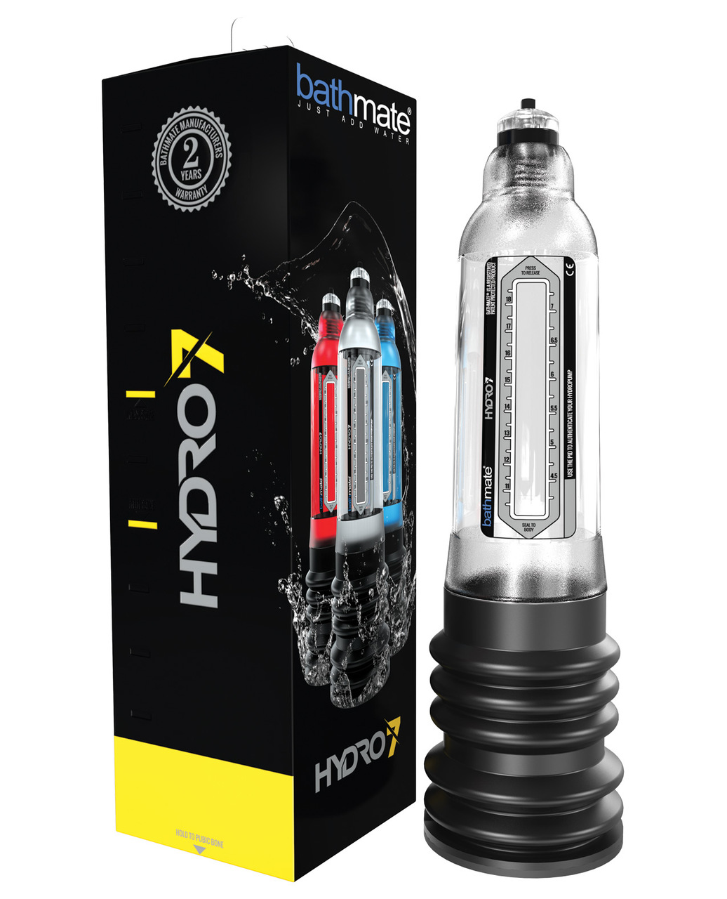 Bathmate Hydro 7 Hydropump Penis Pump - Clear