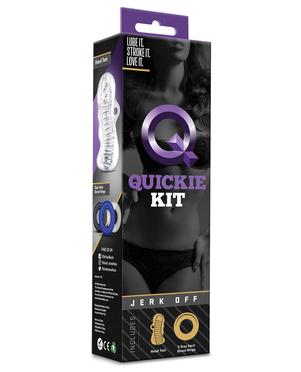 Blush Quickie Kit Masturbator Stroker - Jerk Off