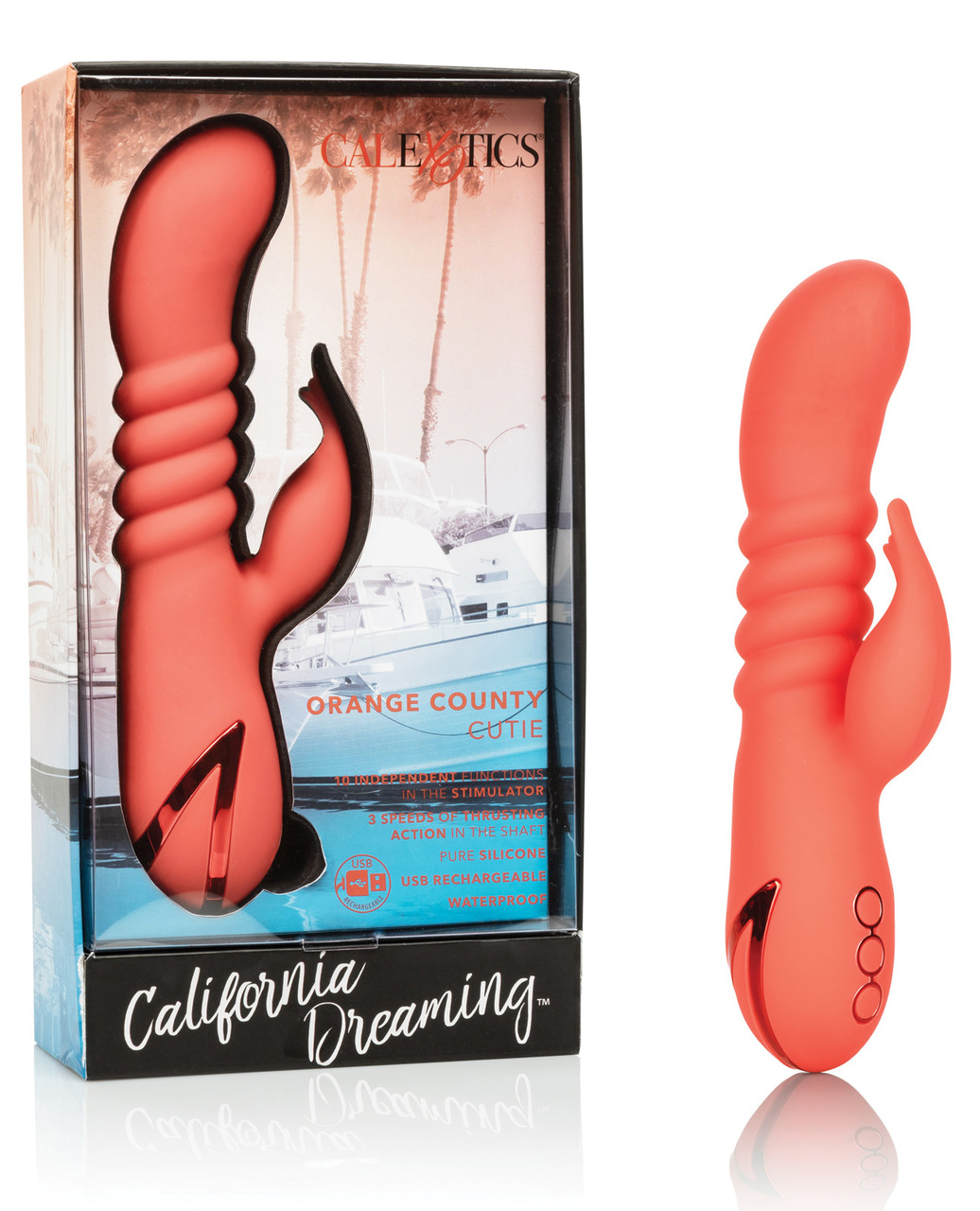 CalExotics California Dreaming Orange County Cutie Rabbit Vibrator