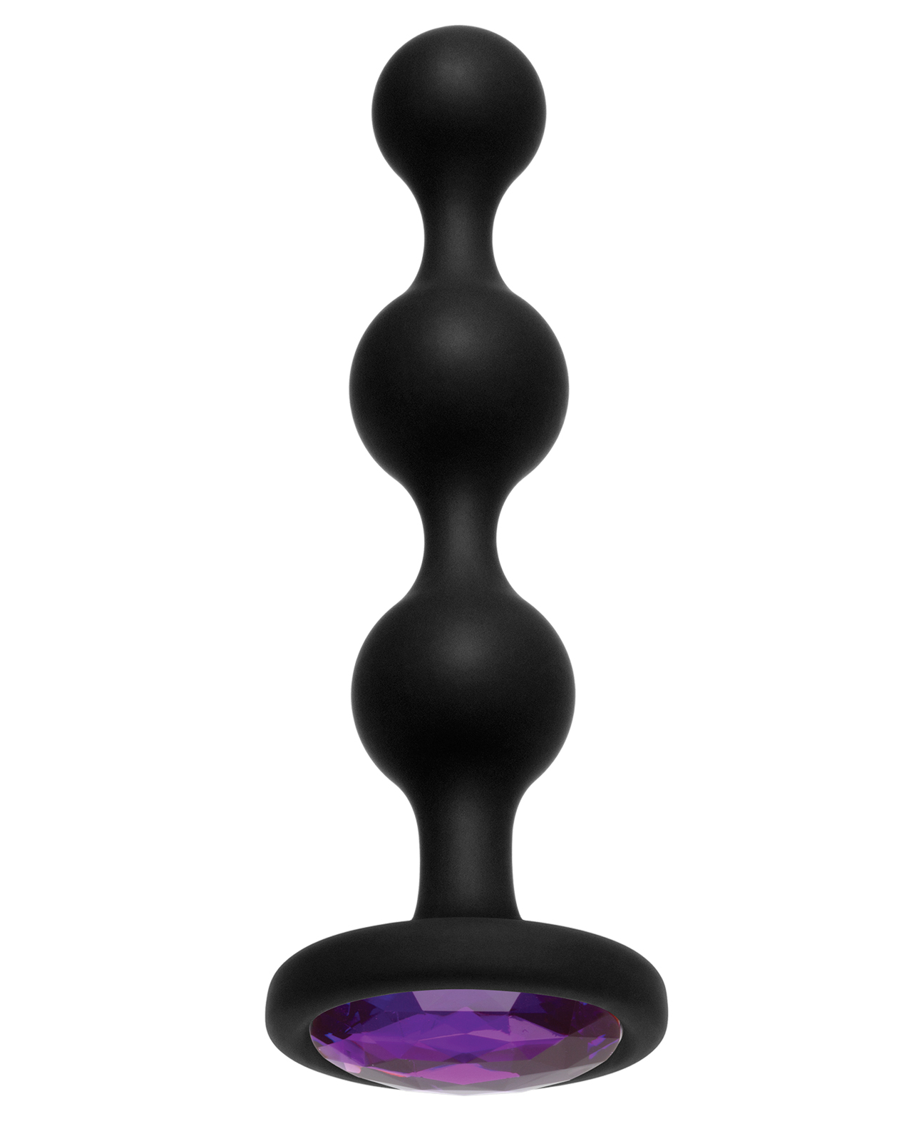 Doc Johnson Booty Bling Wearable Silicone Anal Beads - Purple