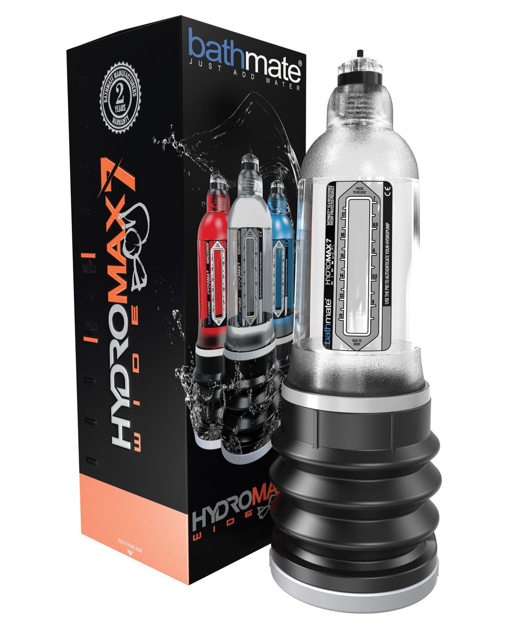 Bathmate Hydromax 7 Wide Boy Penis Pump - Clear