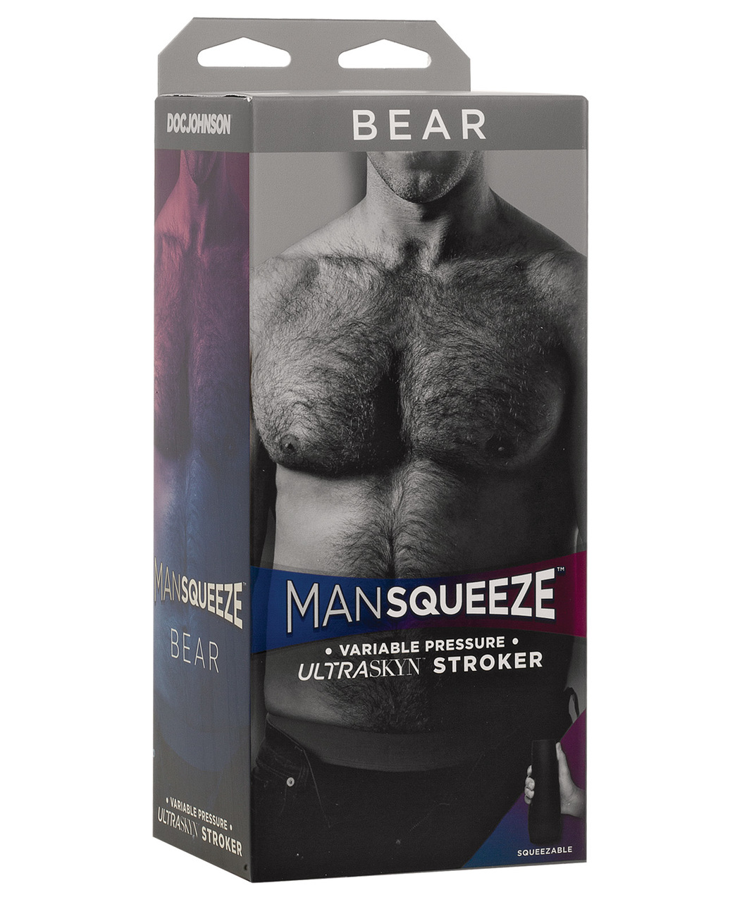 Doc Johnson Man Squeeze Ultraskyn Ass Masturbator Stroker - Francois Sagat