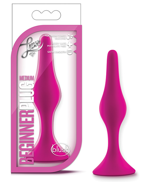Blush Luxe Beginner Butt Plug Medium - Pink