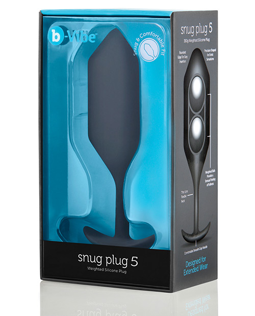 B - Vibe Snug Butt Plug 5 - Black