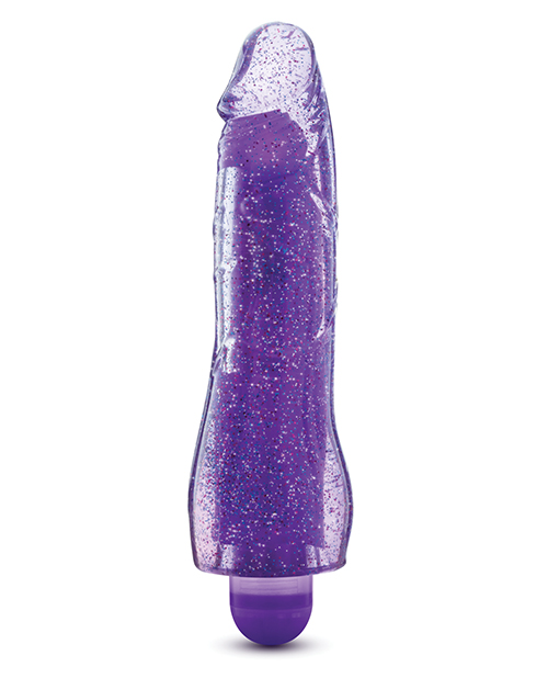 Blush Glow Dicks Glitter Molly Vibrator - Purple