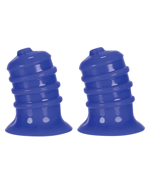 Hunky Junk Elong Nipple Suckers - Cobalt