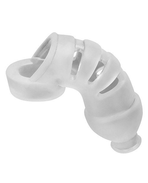 Hunky Junk Lockdown Chastity Cock Cage - Ice