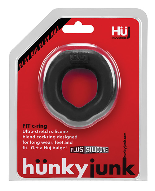 Hunky Junk Fit Ergo Cock Ring - Tar