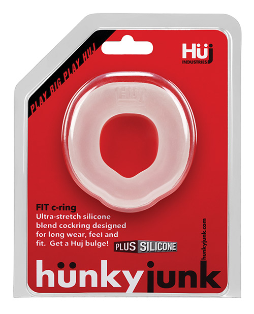 Hunky Junk Fit Ergo Cock Ring - Ice