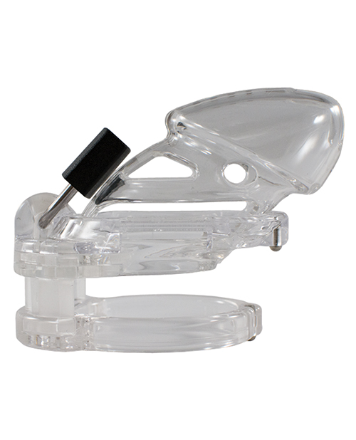 Locked In Lust The Vice Fetish Standard Cock Cage - Clear