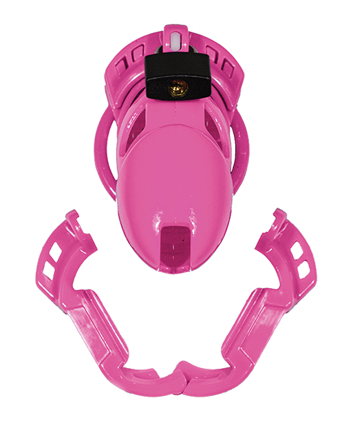 Locked In Lust The Vice Fetish Standard Cock Cage - Pink