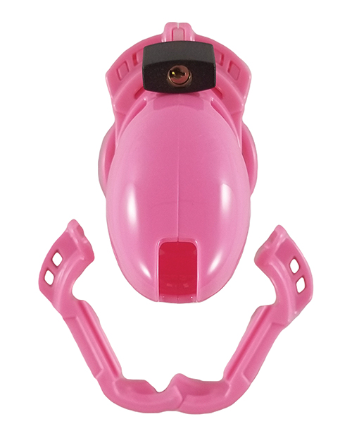 Locked In Lust The Vice Fetish Plus Cock Cage - Pink