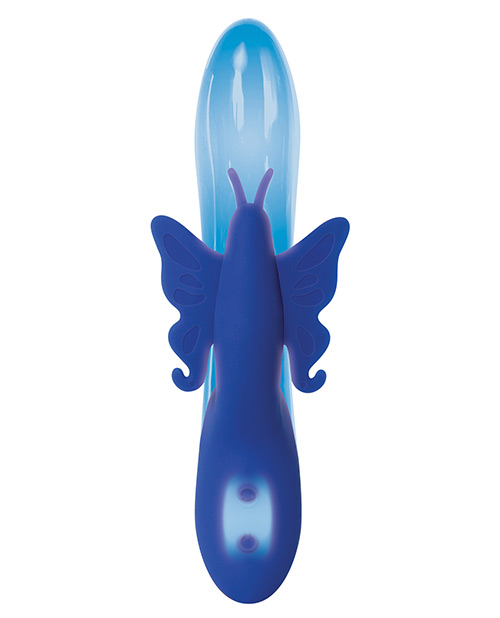 Evolved Firefly Dual Stim Rabbit Vibrator - Blue