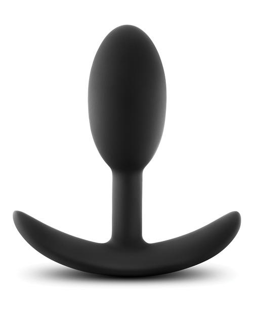 Blush Luxe Wearable Vibra Slim Butt Plug Small - Black