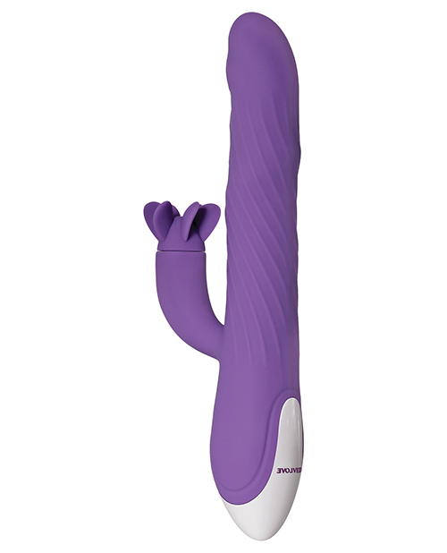 Evolved Tilt O Whirl Dual Stim Rabbit Vibrator - Purple
