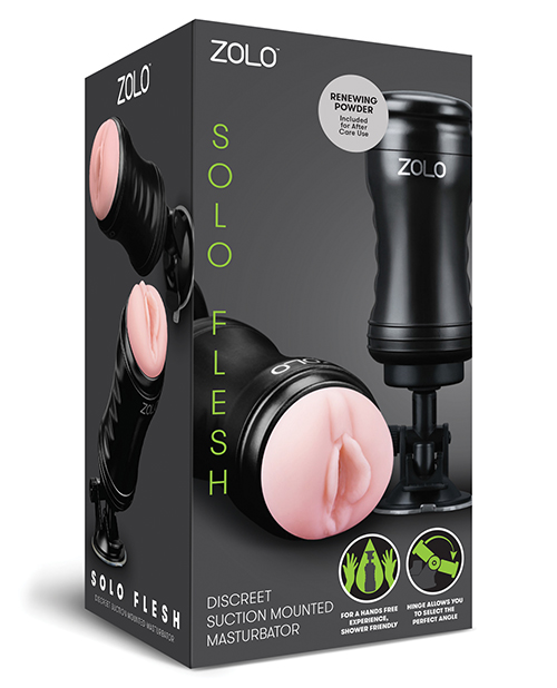 Zolo Solo Flesh Hands Free Masturbator Stroker