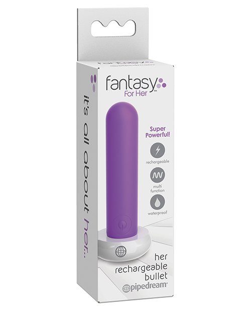Pipedream Fantasy For Her Rechargable Bullet Vibrator - Purple