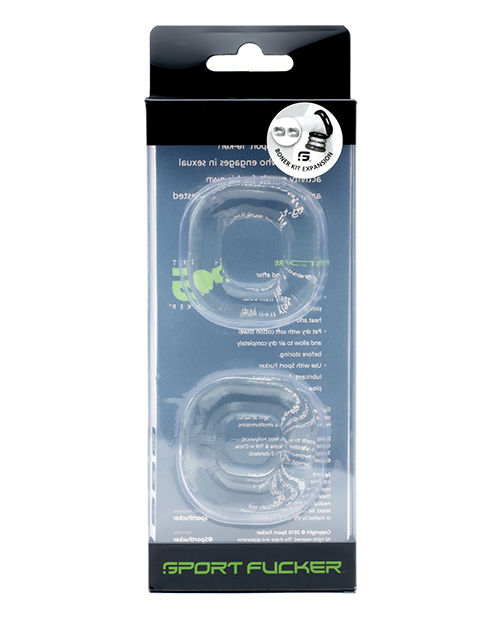 Sport F*cker Boner Cock Ring Expansion Kit - Clear