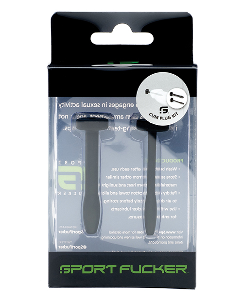 Sport F*cker Cum Urethral Plug Kit - Black