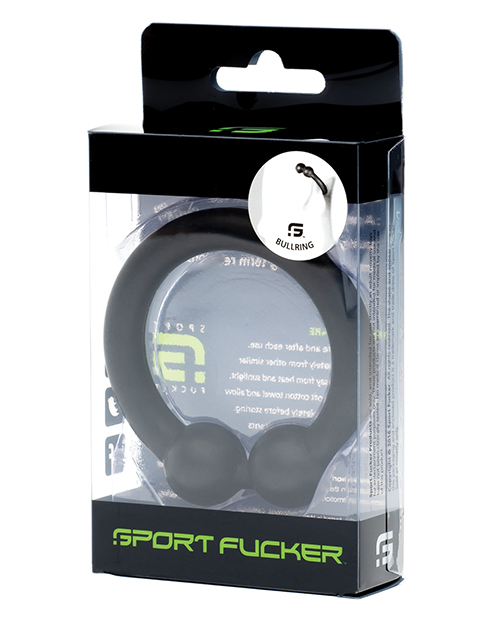 Sport F*cker Bull Cock Ring - Black