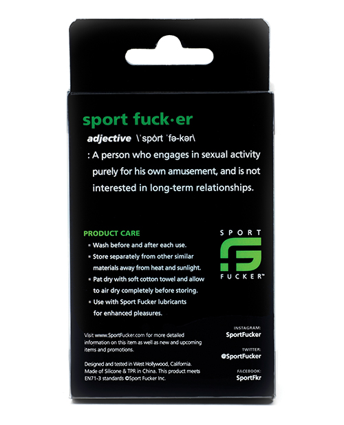 Sport F*cker Half Guard Cock Ring - Glow