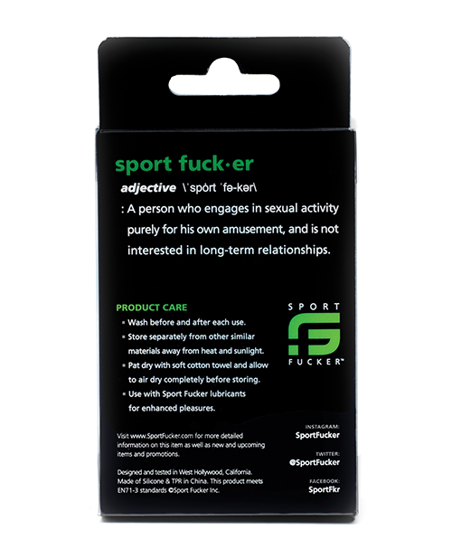 Sport F*cker Powersling Cock Ring - Black