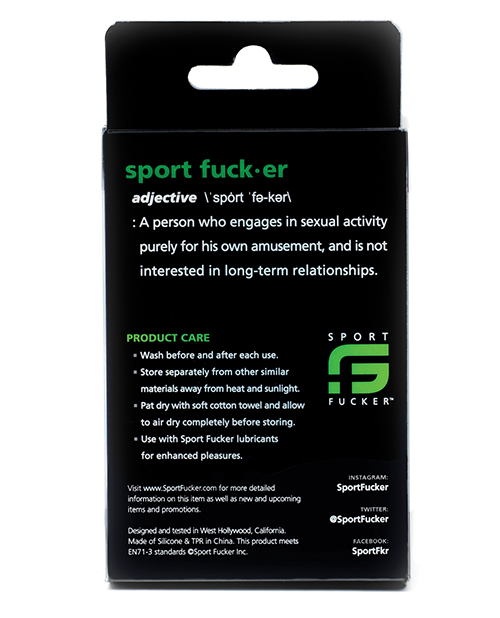 Sport F*cker Cum Stopper Urethral Plug - Black