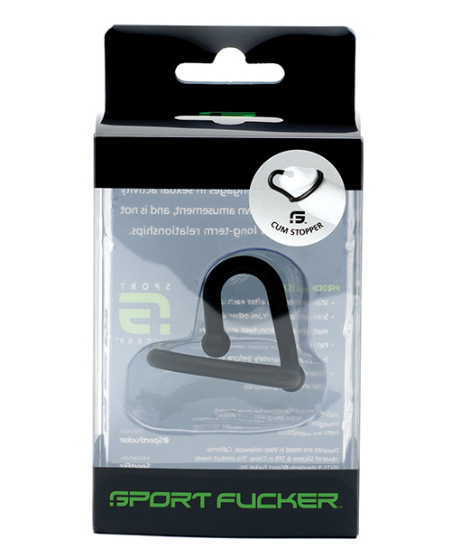 Sport F*cker Cum Stopper Urethral Plug - Black