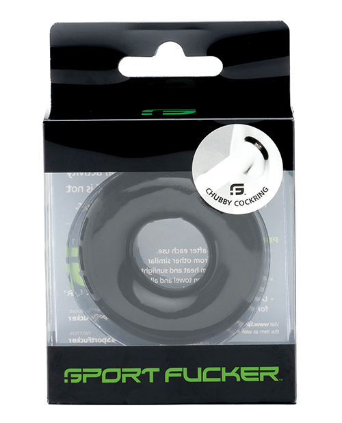 Sport F*cker Chubby Cock Ring - Black