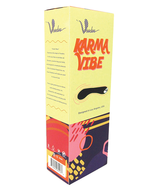 Voodoo Karma Vibrator 10X Wireless - Black