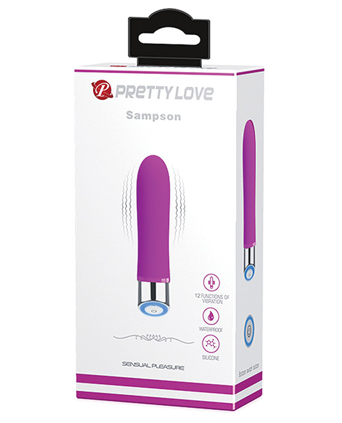 Pretty Love Sampson Smooth Mini Vibrator - Fuchsia