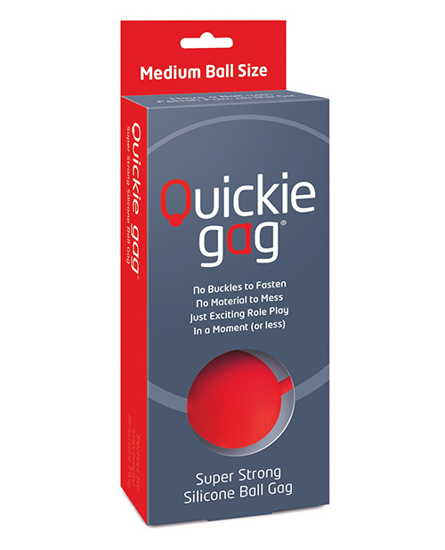 Creative Conceptions Fetish Quickie Ball Gag Medium - Red
