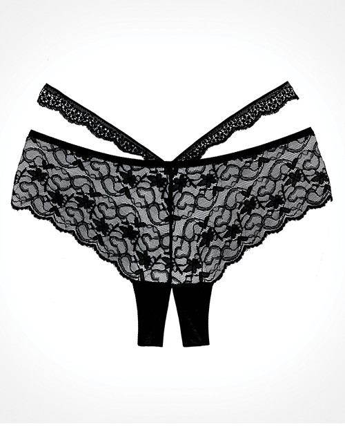 Allure Adore Heartbreaker Panty Black O/S