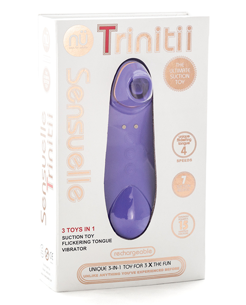 Nu Sensuelle Trinitii Tongue Vibrator - Ultra Violet