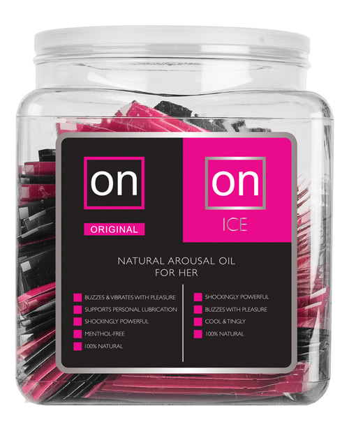 Sensuva On For Her Arousal Gel Single Use Ampule Tub - Original & Ice Tub Of 75