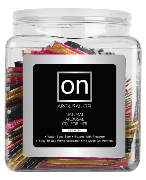 Sensuva On For Her Arousal Gel Single Use Packet Tub - Asst. Flavor