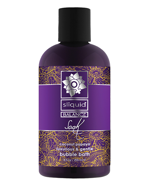 Sliquid Balance Bath Moisturizing Soak - 8.5 Oz Coconut Papaya