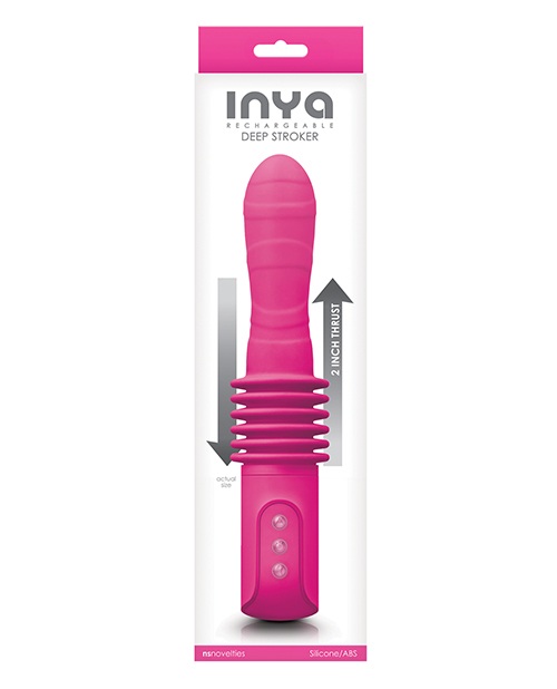 NS Novelties Inya Deep Stroker Rabbit Vibrator - Pink